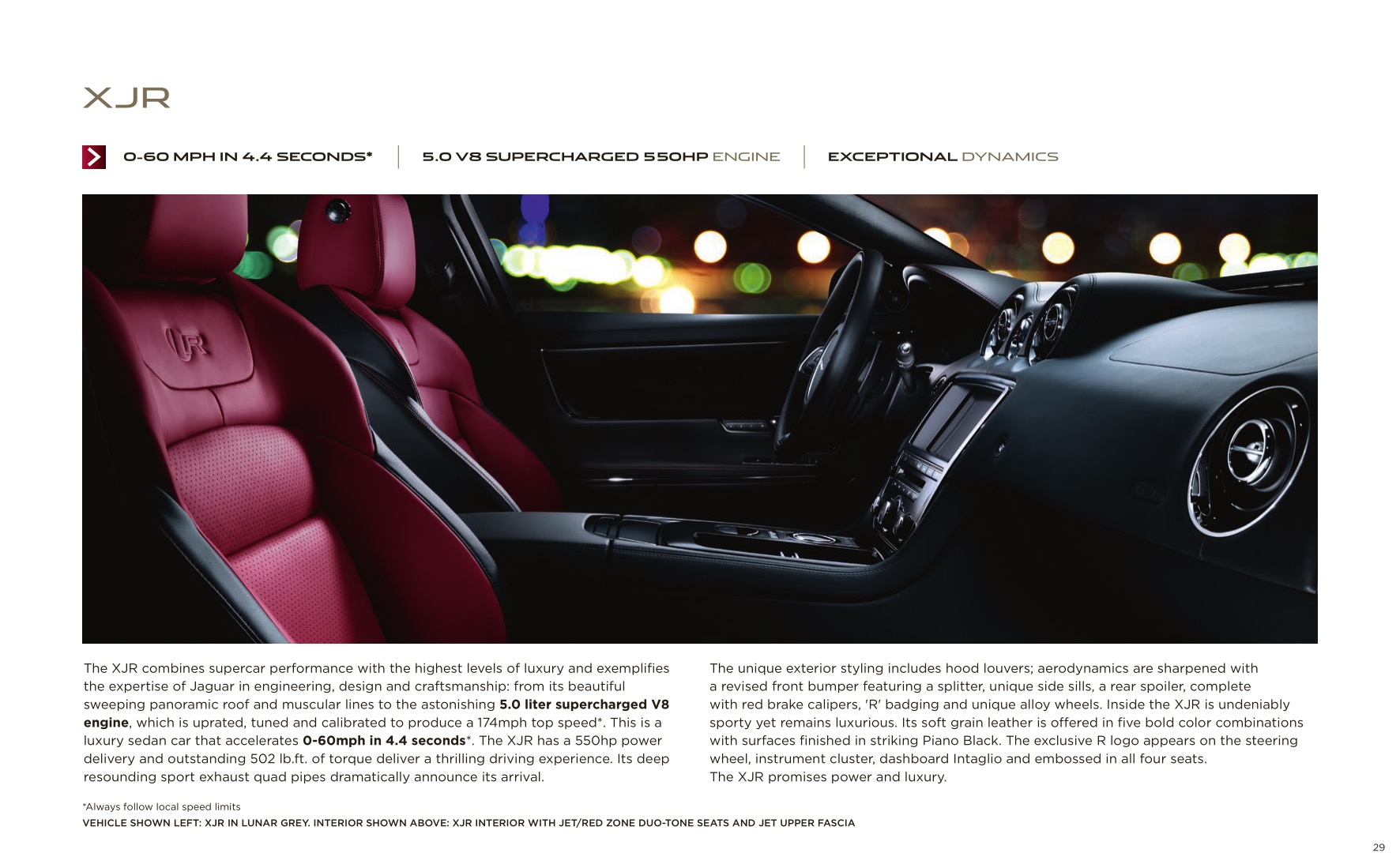 2014 Jaguar XJ Brochure Page 35
